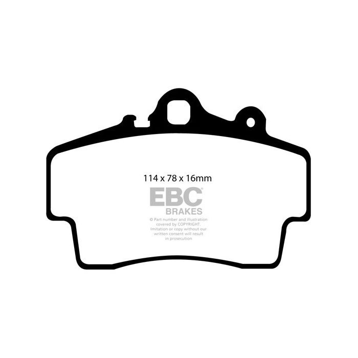 DP81207RPX RP-X Racing Brake Pads EBC Brakes for Porsche Boxster 986 Boxster 987 Cayman 987 Porsche Boxster Cayman