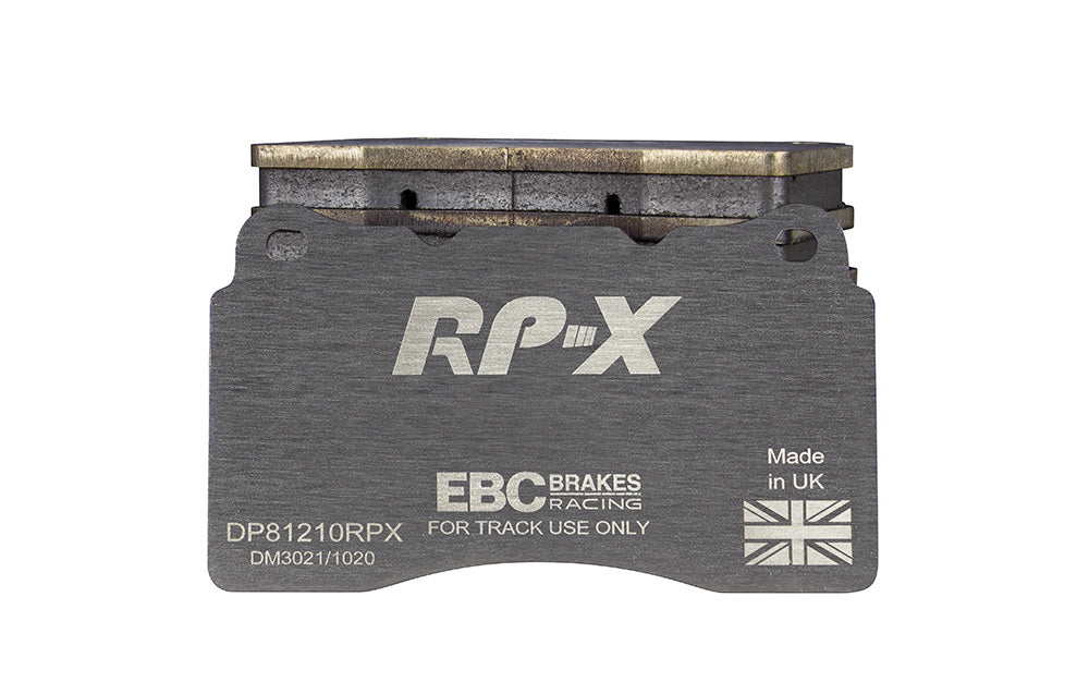 DP81210RPX Pastillas de freno de competición RP-X Racing EBC Brakes para Alfa Romeo 147 156 159 166 Brera Giulietta 940 GT GTV Spider Mitsubishi Lancer EVO 5 6 7 8 9 X Subaru BRZ Impreza WRX STi Toyota GT 86 Honda Civic FK2 FK8 Opel Astra GTC OPC