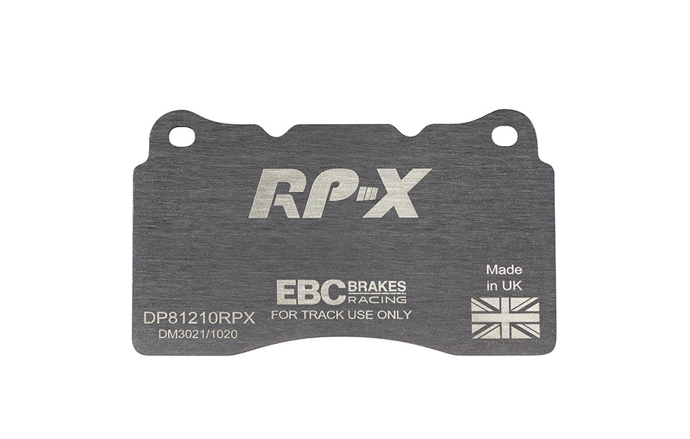 DP81210RPX Pastillas de freno de competición RP-X Racing EBC Brakes para Alfa Romeo 147 156 159 166 Brera Giulietta 940 GT GTV Spider Mitsubishi Lancer EVO 5 6 7 8 9 X Subaru BRZ Impreza WRX STi Toyota GT 86 Honda Civic FK2 FK8 Opel Astra GTC OPC