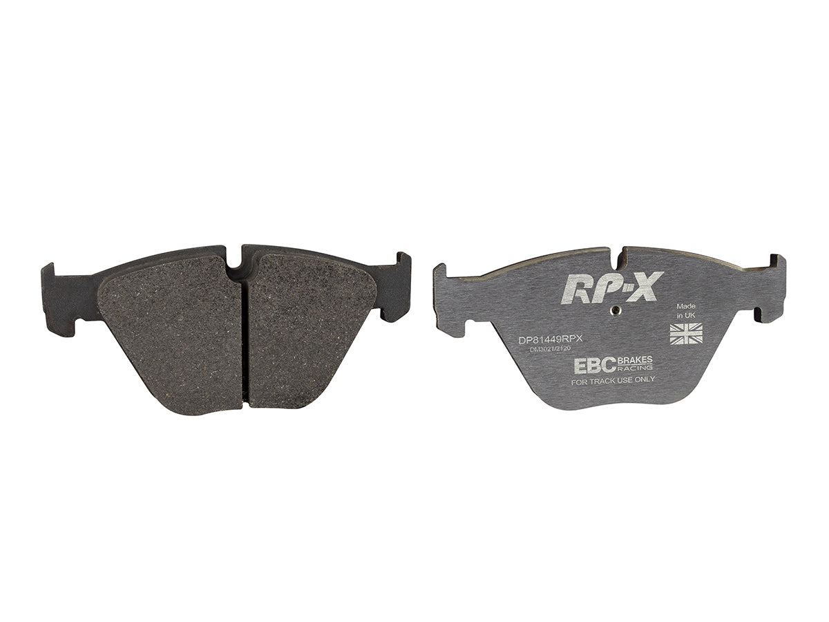 DP81449RPX Pastillas de freno Racing RP-X Racing EBC Brakes para BMW Serie 1 E82 1M Coupe 1M Serie 1 E82 M Coupe 135 Serie 5 E60 520 Serie 5 E60 523 Serie 5 E60 525 Serie 5 E60 530 Serie 5 E60 540 Serie 5 E60 545 Serie 5 X 4WD E60 525 Serie 5 xDrive E60