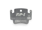 DP81514RP1 Pastillas de freno Racing RP-1 Racing EBC Brakes para Porsche Boxster 986 Cayman 987 Porsche 911 996 911 997 Boxster S Cayman 911 996 Carrera 911 996 Carrera 4 911 996 Carrera Targa 911 996 Carrera S 911 997 Carrera Boxster 986 S Cayman