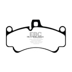 Pastillas de freno de competición DP81516.18SR11 sinterizadas SR11™ EBC para Porsche 911 996 GT2, 911 996 GT3, 911 997 GT3, 911 997 Turbo y 911 997 Turbo S.