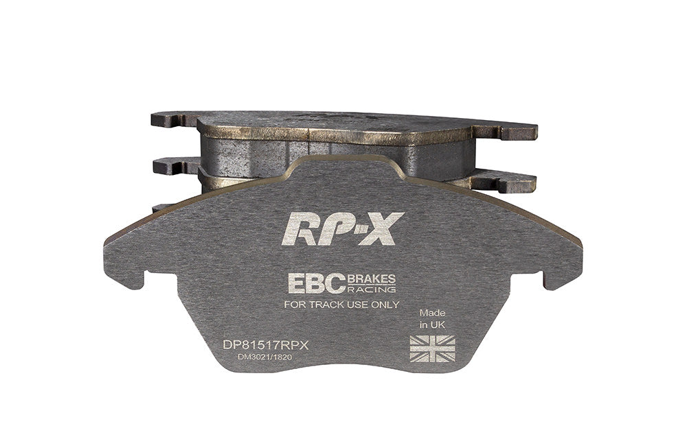 DP81517RPX Pastillas de freno de competición RP-X Racing EBC Brakes para Audi A1 8X A3 8P A3 quattro 8P A3 Cabriolet 8P S1 8X Citroen Seat Leon 1P Skoda Fabia 5J Octavia 1Z Octavia 1Z Estate 4x4 Rapid Rapid Spaceback Superb 3T Volkswagen Beetle 5C
