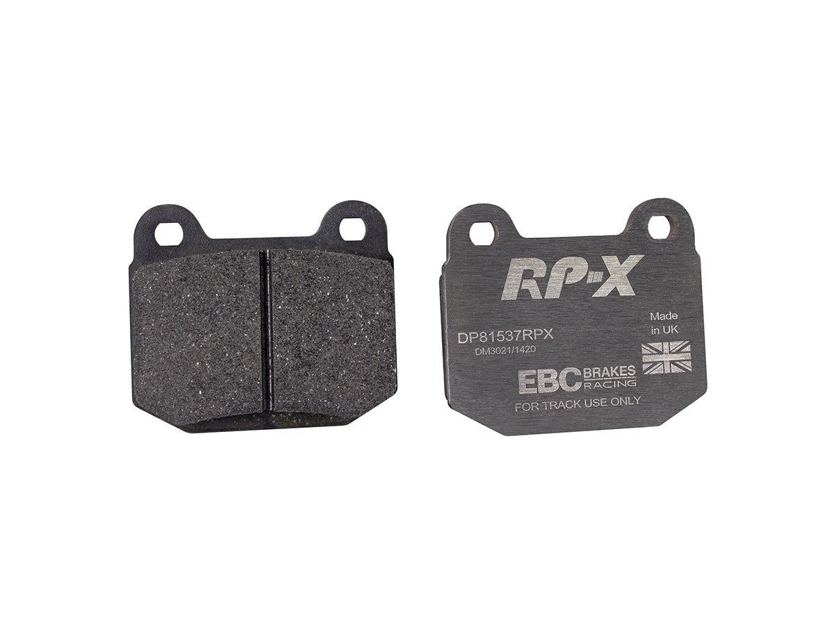 DP81537RPX Pastillas de freno de competición RP-X Racing EBC Brakes para MASERATI Ghibli AM336 Quattroporte AM337 MG ZT Nissan Skyline R33 Stagea C34 350Z Rover 75 Subaru BRZ Impreza Impreza RB320 WRX STi Toyota GT86 Infiniti G35 MASERATI Ghibli
