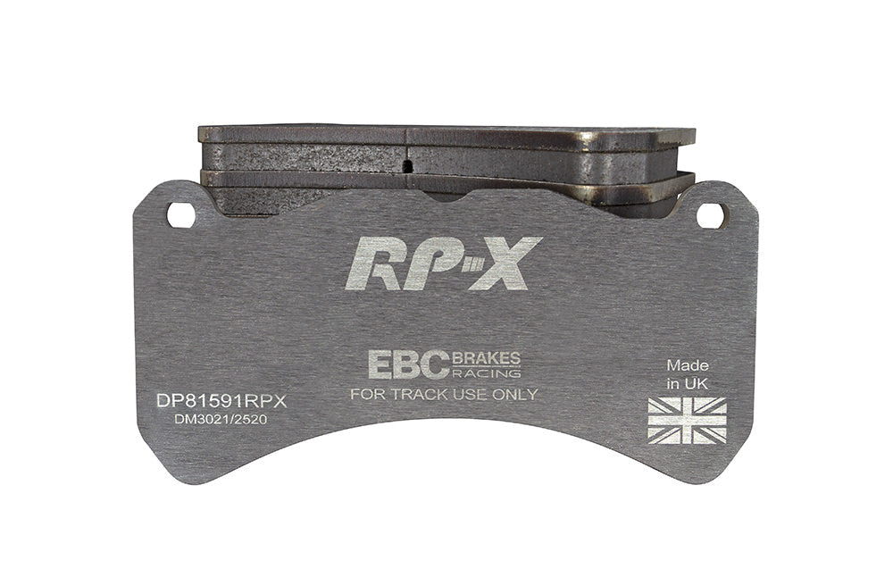 Pastillas de freno de competición DP81591RPX RP-X Racing EBC Brakes para Alfa Romeo Giulia 952 Lexus MASERATI Ghibli M157 GranCabrio GranTurismo Quattroporte M139 Quattroporte M156 Mercedes-Benz CLK C209 CLK55 AMG CLK C209 CLK63 AMG CLK C209 CLK DTM
