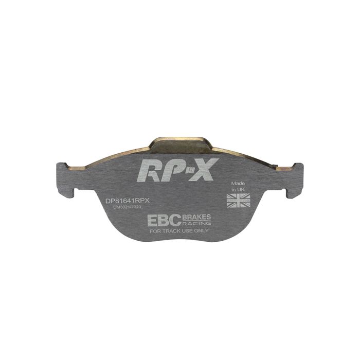 Pastillas de freno de competición DP81641RPX RP-X Racing EBC para Ford Fiesta Mk6, Focus Mk1, Fiesta Mk6 ST150, Focus Mk1 ST170