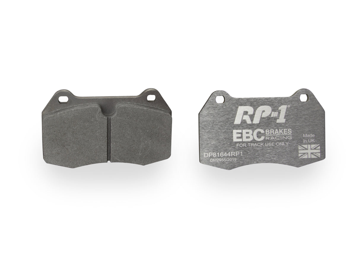 DP81644RP1 Pastillas de freno Racing RP-1 Racing EBC Brakes para Honda Nissan Stagea C34 350Z Infiniti G35 Nissan Sentra 350Z Civic 8th Gen FD2 Type-R Skyline V35 Integra TypeR No UK DC5 Sentra SE-R Spec V