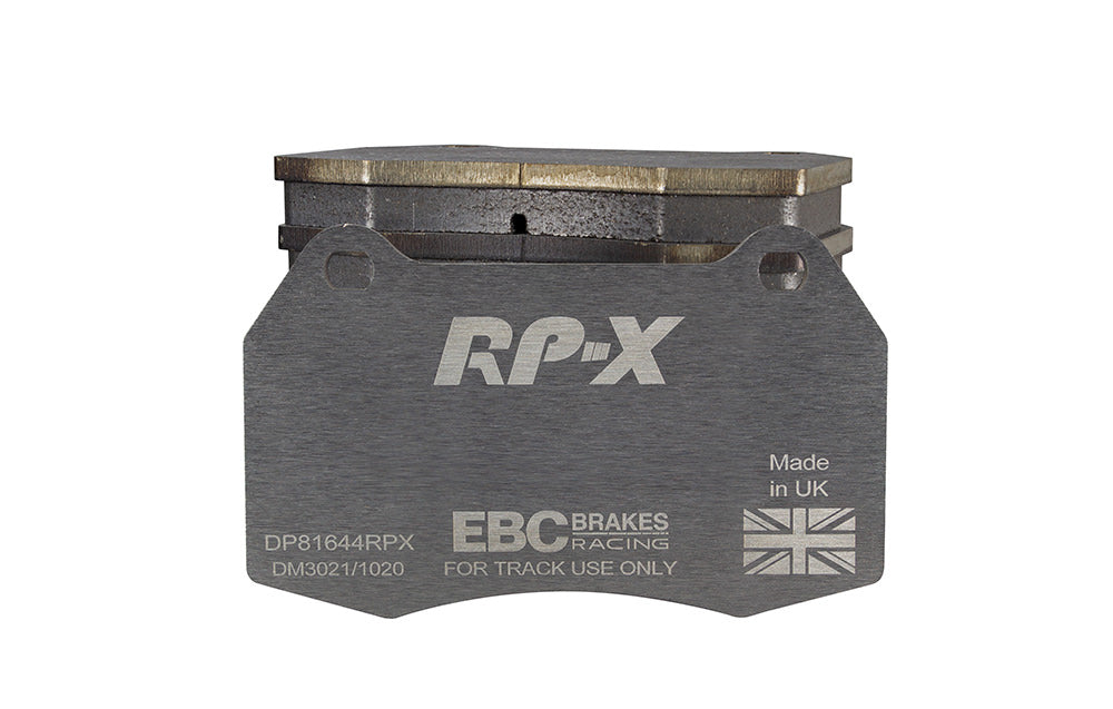 DP81644RPX Pastillas de freno Racing RP-X Racing EBC Brakes para Honda Nissan Stagea C34 350Z Infiniti G35 Nissan Sentra 350Z Civic 8th Gen FD2 Type-R Skyline V35 Integra TypeR No UK DC5 Sentra SE-R Spec V