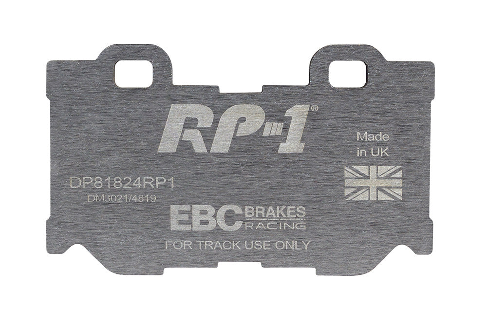 DP81824RP1 Pastillas de freno Racing RP-1 Racing EBC Brakes para Infiniti FX30D FX37 FX50 G37 M30D M35h M37 Q50 Q50 Hybrid Q60 Q60 Coupe Q70 QX70 Nissan 370Z 370Z Nismo Infiniti FX50 G37 M37 M56 Q50 Q50 hybrid Q60 CV36 Q60 CV37 Q70 QX70 Nissan 370Z