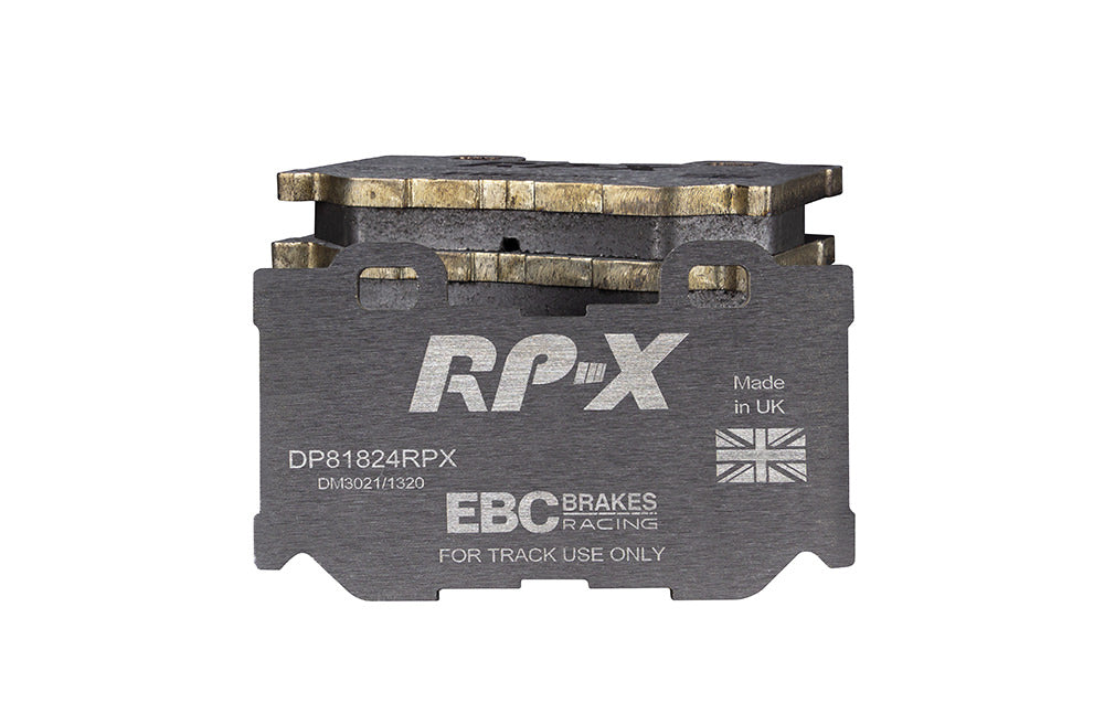 DP81824RPX Pastillas de freno Racing RP-X Racing EBC Brakes para Infiniti FX30D FX37 FX50 G37 M30D M35h M37 Q50 Q50 Hybrid Q60 Q60 Coupe Q70 QX70 Nissan 370Z 370Z Nismo Infiniti FX50 G37 M37 M56 Q50 Q50 hybrid Q60 CV36 Q60 CV37 Q70 QX70 Nissan 370Z