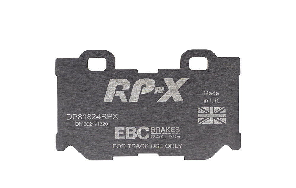DP81824RPX Pastillas de freno Racing RP-X Racing EBC Brakes para Infiniti FX30D FX37 FX50 G37 M30D M35h M37 Q50 Q50 Hybrid Q60 Q60 Coupe Q70 QX70 Nissan 370Z 370Z Nismo Infiniti FX50 G37 M37 M56 Q50 Q50 hybrid Q60 CV36 Q60 CV37 Q70 QX70 Nissan 370Z