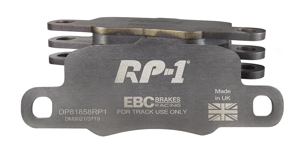 DP81858RP1 Pastillas de freno Racing RP-1 Racing EBC Brakes para Porsche 911 991 Panamera 970 Porsche 911 991 911 991 Carrera S 911 991 Carrera 4S 911 991 Carrera 4S Targa 911 991 Carrera GTS 911 991 Carrera GTS Targa 911 991 Carrera 4 GTS 911 991/2