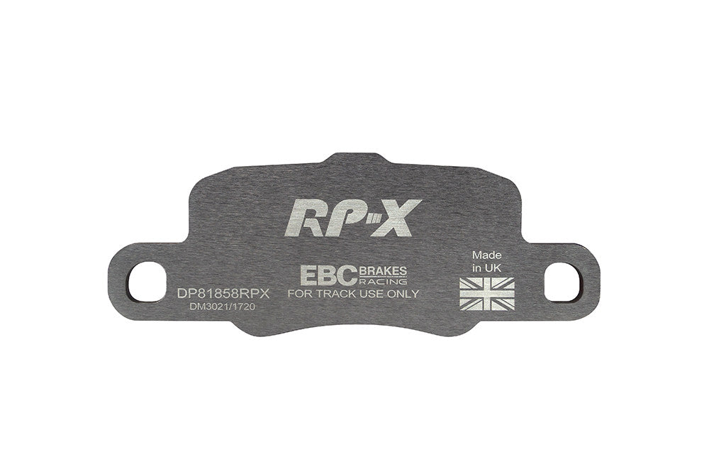 DP81858RPX Pastillas de freno Racing RP-X Racing EBC Brakes para Porsche 911 991 Panamera 970 Porsche 911 991 911 991 Carrera S 911 991 Carrera 4S 911 991 Carrera 4S Targa 911 991 Carrera GTS 911 991 Carrera GTS Targa 911 991 Carrera 4 GTS 911 991/2