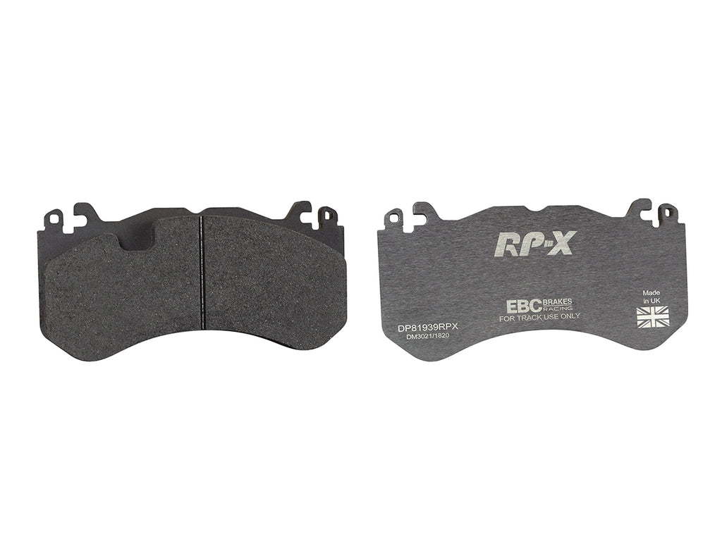 DP81939RPX Pastillas de freno de competición RP-X Racing EBC Brakes para Audi RS6 C6 RS6 C7 RS7 4G8 MASERATI Quattroporte M156 Mercedes-Benz AMG GT R AMG GT S AMG GT C Roadster AMG GT 4 Door Coupe 43 AMG 4Matic AMG GT 4 Door Coupe 53 AMG 4Matic AMG