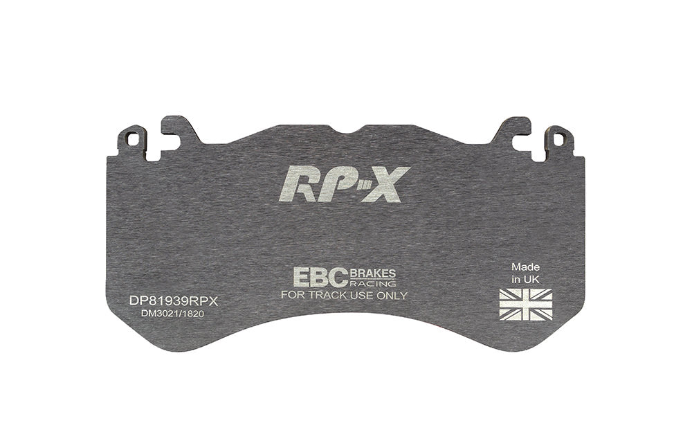 DP81939RPX Pastillas de freno de competición RP-X Racing EBC Brakes para Audi RS6 C6 RS6 C7 RS7 4G8 MASERATI Quattroporte M156 Mercedes-Benz AMG GT R AMG GT S AMG GT C Roadster AMG GT 4 Door Coupe 43 AMG 4Matic AMG GT 4 Door Coupe 53 AMG 4Matic AMG