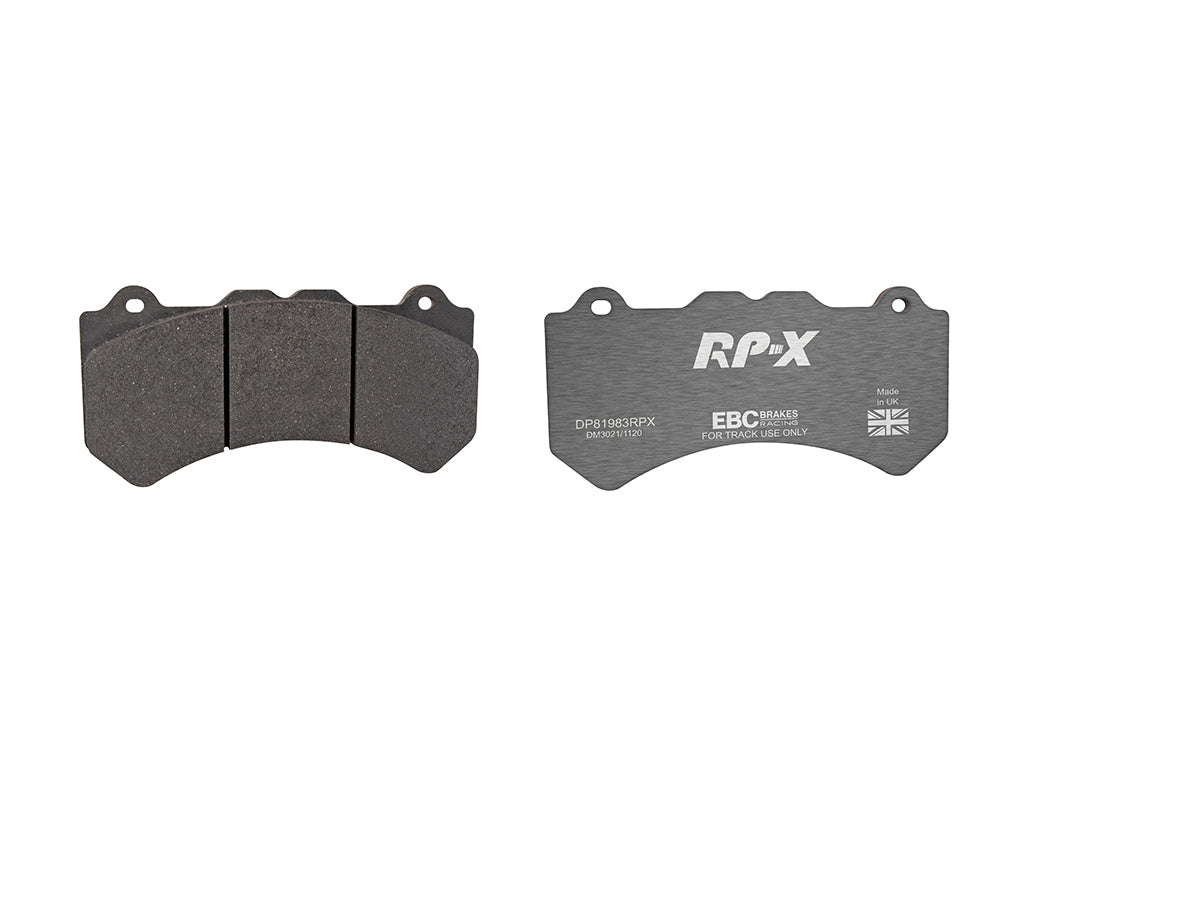 DP81983RPX Pastillas de freno de competición RP-X Racing EBC Brakes para Nissan Nissan GT-R R35 GTR R35 Nismo GTR R35 JukeR 1st Gen
