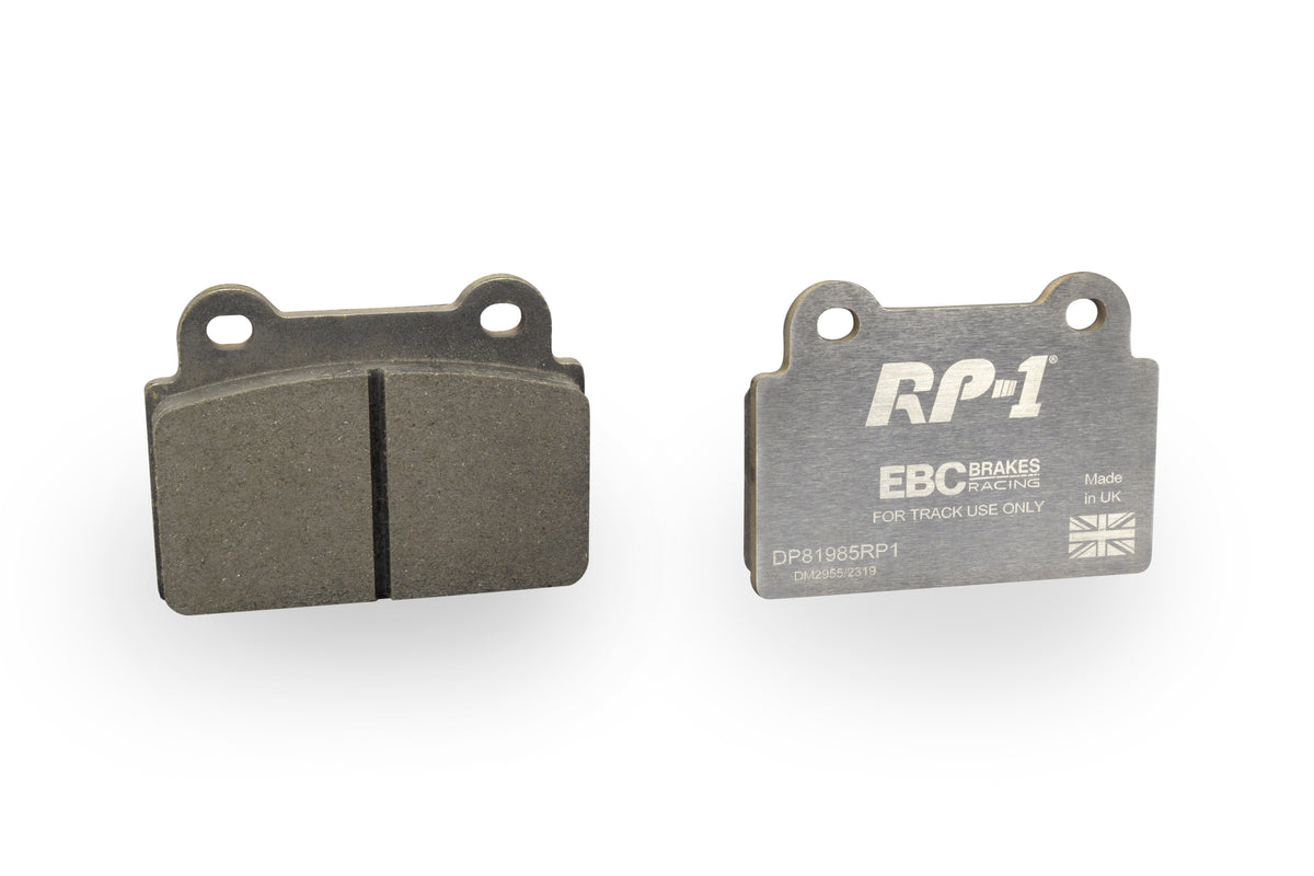 DP81985RP1 Pastillas de freno de competición RP-1 Racing EBC Brakes para Mitsubishi Lancer Evo 10 Mitsubishi Lancer Evo 1