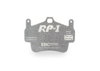 DP82029RP1 Pastillas de freno de competición RP-1 Racing EBC Brakes para Porsche Boxster 987 Boxster Spyder 987 Cayman 987 Porsche 911 997 Boxster Boxster S Boxster Spyder Cayman Cayman Sport 911 997 Carrera 911 997 Carrera 4 911 997 Carrera 4 Targa