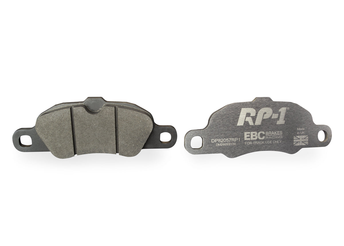 DP82057RP1 Pastillas de freno de competición RP-1 Racing EBC Brakes para Porsche 911 991 Boxster 981 Boxster Spyder 981 Boxster 718 Cayman 981 Cayman 718 Porsche 911 997 911 991 Boxster Boxster S Boxster 718 Cayman Cayman 718 911 997 Carrera 911 997