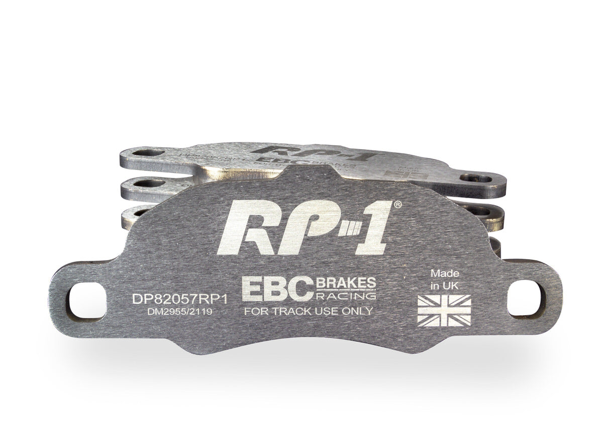 DP82057RP1 Pastillas de freno de competición RP-1 Racing EBC Brakes para Porsche 911 991 Boxster 981 Boxster Spyder 981 Boxster 718 Cayman 981 Cayman 718 Porsche 911 997 911 991 Boxster Boxster S Boxster 718 Cayman Cayman 718 911 997 Carrera 911 997