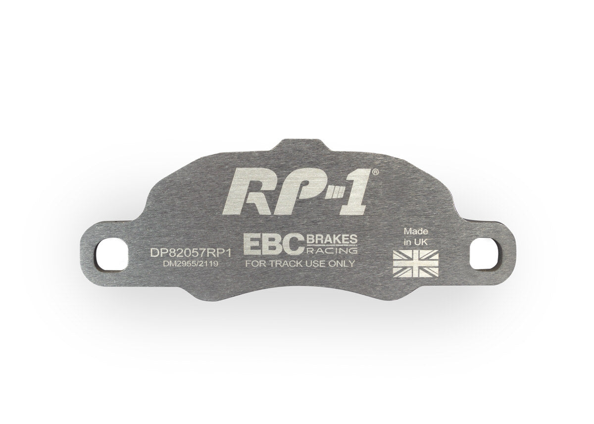 DP82057RP1 Pastillas de freno de competición RP-1 Racing EBC Brakes para Porsche 911 991 Boxster 981 Boxster Spyder 981 Boxster 718 Cayman 981 Cayman 718 Porsche 911 997 911 991 Boxster Boxster S Boxster 718 Cayman Cayman 718 911 997 Carrera 911 997