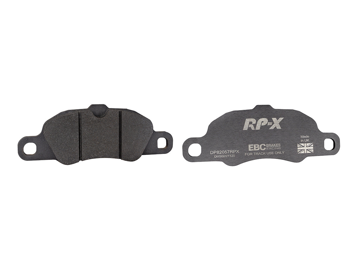 DP82057RPX Pastillas de freno de competición RP-X Racing EBC Brakes para Porsche 911 991 Boxster 981 Boxster Spyder 981 Boxster 718 Cayman 981 Cayman 718 Porsche 911 997 911 991 Boxster Boxster S Boxster 718 Cayman Cayman 718 911 997 Carrera 911 997