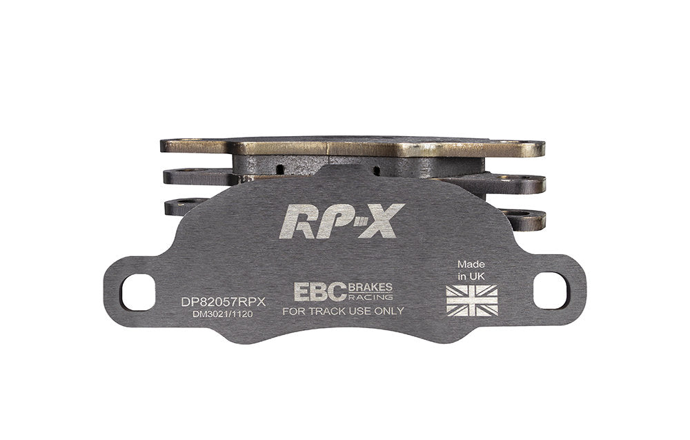 DP82057RPX Pastillas de freno de competición RP-X Racing EBC Brakes para Porsche 911 991 Boxster 981 Boxster Spyder 981 Boxster 718 Cayman 981 Cayman 718 Porsche 911 997 911 991 Boxster Boxster S Boxster 718 Cayman Cayman 718 911 997 Carrera 911 997