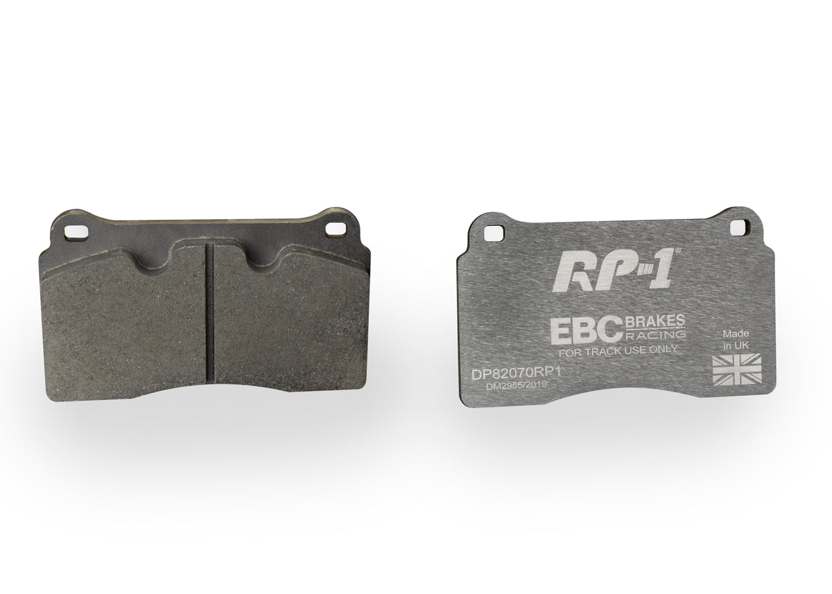 Pastillas de freno de competición DP82070RP1 RP-1 Racing EBC Brakes para AC MK VI Aston Martin DB9 Vantage Audi RS3 8P TTRS quattro 8J TTRS quattro Plus 8J BMW ALPINA B10 E39 CUPRA Leon FERRARI 612 Renault Seat Leon 5F Chevrolet Camaro 5th Gen