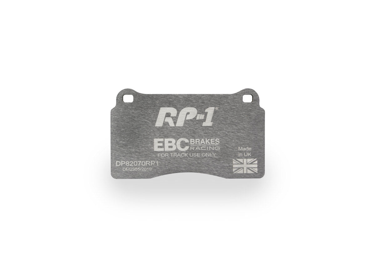 Pastillas de freno de competición DP82070RP1 RP-1 Racing EBC Brakes para AC MK VI Aston Martin DB9 Vantage Audi RS3 8P TTRS quattro 8J TTRS quattro Plus 8J BMW ALPINA B10 E39 CUPRA Leon FERRARI 612 Renault Seat Leon 5F Chevrolet Camaro 5th Gen