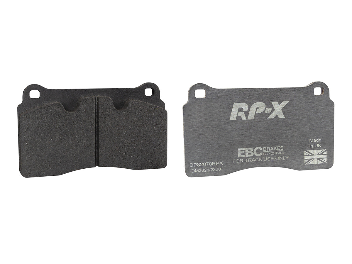Pastillas de freno de competición DP82070RPX RP-X Racing EBC Brakes para AC MK VI Aston Martin DB9 Vantage Audi RS3 8P TTRS quattro 8J TTRS quattro Plus 8J BMW ALPINA B10 E39 CUPRA Leon FERRARI 612 Renault Seat Leon 5F Chevrolet Camaro 5th Gen