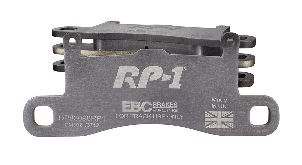DP82098RP1 Pastillas de freno de competición RP-1 Racing EBC Brakes para Porsche 911 991 Boxster Spyder 981 Porsche 911 991 911 991 Carrera 911 991 Carrera 4 911 991 Carrera 4 Targa 911 991/2 Carrera 911 991/2 Carrera 4 911 991/2 Carrera 4 Targa 911