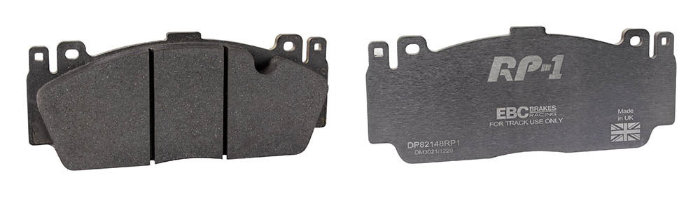 DP82148RP1 Pastillas de freno de competición RP-1 Racing EBC Brakes para BMW M2 Competition F87 M2 CS F87 M3 F80 M3 Competition F80 M3 CS F80 M4 F82 M4 Competition F82 M4 CS F82 M5 F10 M6 F12 M6 F13 M6 Gran Coupe F06 BMW M2 Competition M2 CS M5 F10