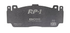DP82148RP1 Pastillas de freno de competición RP-1 Racing EBC Brakes para BMW M2 Competition F87 M2 CS F87 M3 F80 M3 Competition F80 M3 CS F80 M4 F82 M4 Competition F82 M4 CS F82 M5 F10 M6 F12 M6 F13 M6 Gran Coupe F06 BMW M2 Competition M2 CS M5 F10