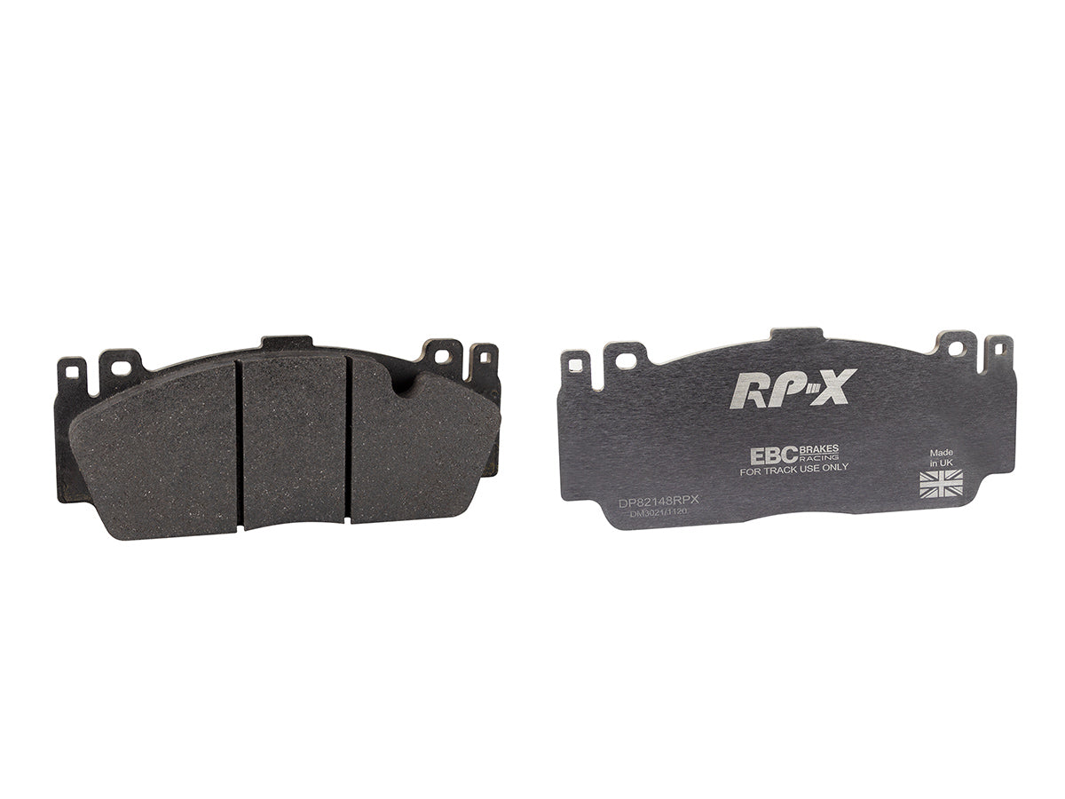 DP82148RPX Pastillas de freno de competición RP-X Racing EBC Brakes para BMW M2 Competition F87 M2 CS F87 M3 F80 M3 Competition F80 M3 CS F80 M4 F82 M4 Competition F82 M4 CS F82 M5 F10 M6 F12 M6 F13 M6 Gran Coupe F06 BMW M2 Competition M2 CS M5 F10