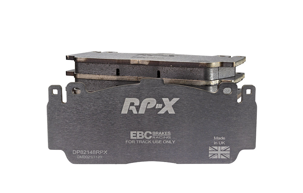 DP82148RPX Pastillas de freno de competición RP-X Racing EBC Brakes para BMW M2 Competition F87 M2 CS F87 M3 F80 M3 Competition F80 M3 CS F80 M4 F82 M4 Competition F82 M4 CS F82 M5 F10 M6 F12 M6 F13 M6 Gran Coupe F06 BMW M2 Competition M2 CS M5 F10