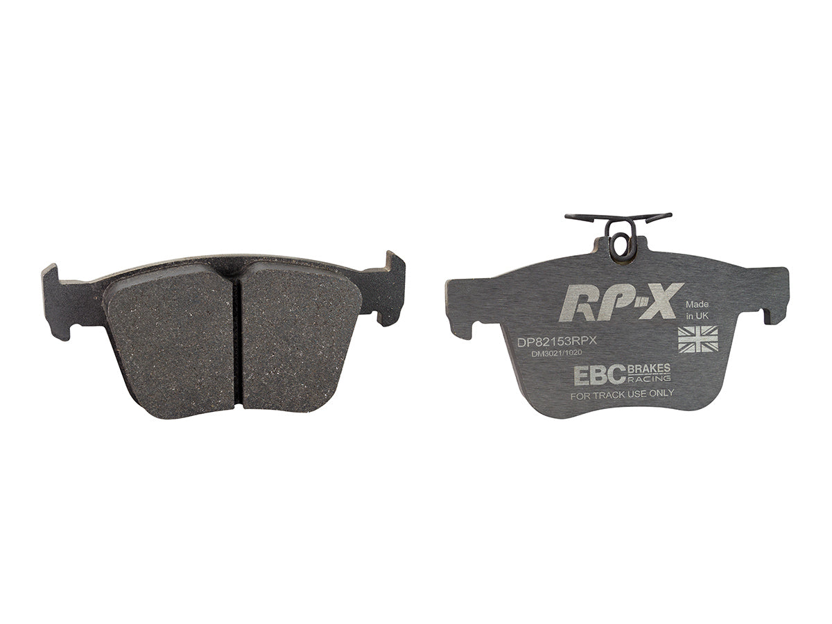 DP82153RPX Pastillas de freno de competición RP-X Racing EBC Brakes para Volkswagen Arteon Arteon Shooting Brake Volkswagen Arteon Golf R Mk7 GTi Mk7 Tiguan Arteon eHybrid Arteon 4motion Arteon Shooting Brake eHybrid Golf Mk7 GTi Clubsport Golf Mk7