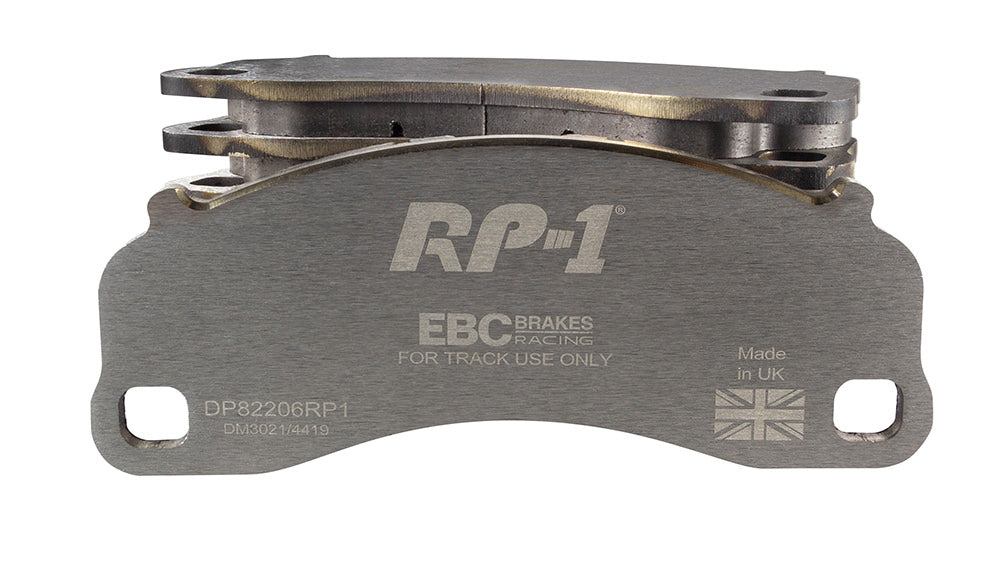 DP82206RP1 Pastillas de freno de competición RP-1 Racing EBC Brakes para Porsche 911 991 Cayman 981 Porsche 911 991 911 991/2 Boxster 718 Cayman 718 911 991 GT3 911 991/2 Carrera S 911 991/2 Carrera 4S 911 991/2 Carrera GTS 911 991/2 GT3 911 991/2