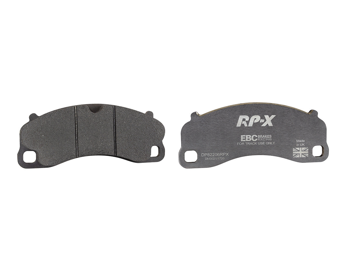 DP82206RPX Pastillas de freno de competición RP-X Racing EBC Brakes para Porsche 911 991 Cayman 981 Porsche 911 991 911 991/2 Boxster 718 Cayman 718 911 991 GT3 911 991/2 Carrera S 911 991/2 Carrera 4S 911 991/2 Carrera GTS 911 991/2 GT3 911 991/2