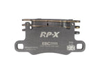 DP82307RPX Pastillas de freno de competición RP-X Racing EBC Brakes para Porsche 718 Spyder 982 Boxster 718 Cayman 718 Porsche 911 991/2 Boxster 718 Cayman 718 911 991/2 Carrera 911 991/2 Carrera 4 911 991/2 Carrera 4 Targa 911 991/2 Carrera 4 GTS