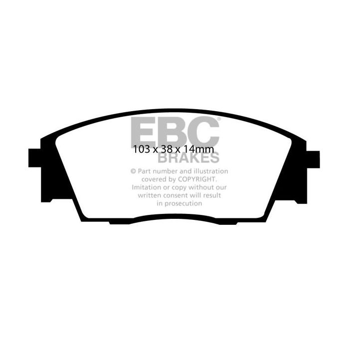 Pastillas de freno DP840 ULTIMAX2 EBC para furgoneta Subaru COMMERCIAL Mini Jumbo