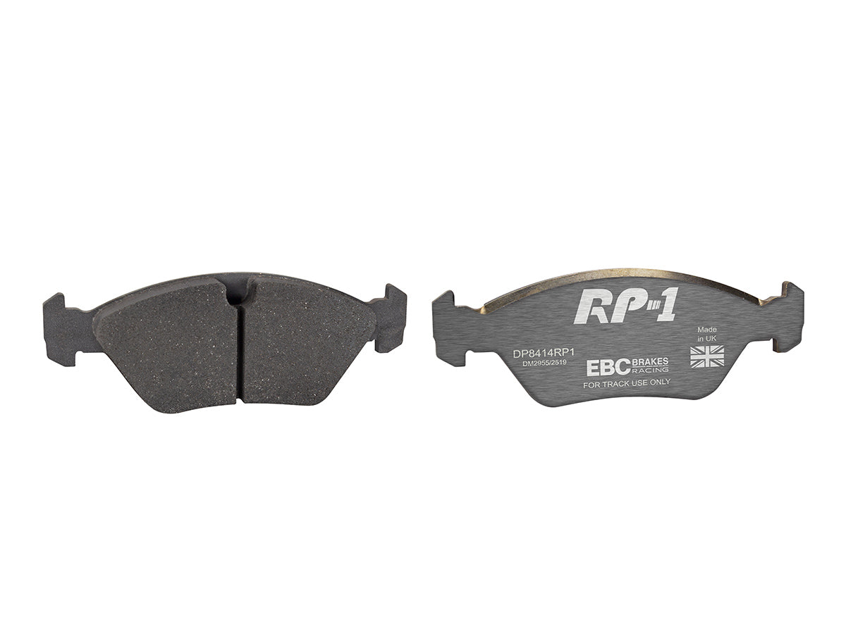 DP8414RP1 Pastillas de freno Racing RP-1 Racing EBC Brakes para BMW Serie 5 E28 518 Serie 5 E28 520 Serie 5 E28 524 Serie 5 E28 525 Serie 5 E28 528 Serie 5 E28 535 Serie 6 E24 628 Serie 6 E24 635 M3 E30 BMW ALPINA B6 E21 B6 E30 FERRARI 328 Mondial