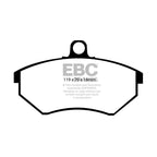 Pastillas de freno DP841 ULTIMAX2 EBC para Seat Cordoba Ibiza 6K Toledo Volkswagen Corrado Golf Mk3 Golf Cabriolet Mk3 Jetta Mk2 Passat B3 G60 Passat B3 Scirocco Mk1 Vento Volkswagen COMERCIAL Caddy Golf Van Vento GT Golf Mk3 Estate Golf Mk3 GT