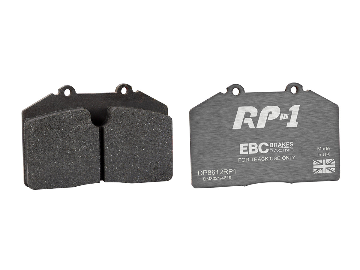 DP8612RP1 Pastillas de freno de competición RP-1 Racing EBC Brakes para FERRARI 348 F355 Porsche 911 944 968 456 550 575M LAMBORGHINI Diablo MASERATI Coupe Gransport Spyder 3200 GT 4200 Coupe 928 FERRARI 348 F355 Porsche 911 911 964 944 968 456 550