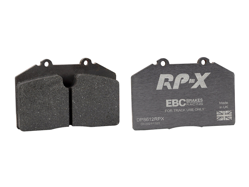 DP8612RPX Pastillas de freno de competición RP-X Racing EBC Brakes para FERRARI 348 F355 Porsche 911 944 968 456 550 575M LAMBORGHINI Diablo MASERATI Coupe Gransport Spyder 3200 GT 4200 Coupe 928 FERRARI 348 F355 Porsche 911 911 964 944 968 456 550