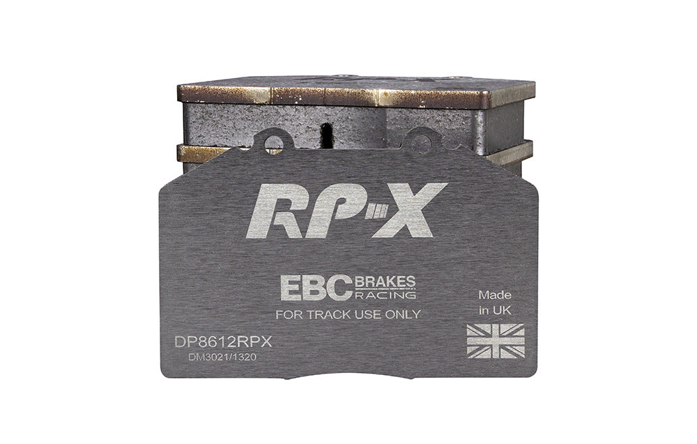 DP8612RPX Pastillas de freno de competición RP-X Racing EBC Brakes para FERRARI 348 F355 Porsche 911 944 968 456 550 575M LAMBORGHINI Diablo MASERATI Coupe Gransport Spyder 3200 GT 4200 Coupe 928 FERRARI 348 F355 Porsche 911 911 964 944 968 456 550