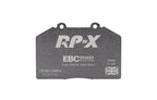DP8612RPX Pastillas de freno de competición RP-X Racing EBC Brakes para FERRARI 348 F355 Porsche 911 944 968 456 550 575M LAMBORGHINI Diablo MASERATI Coupe Gransport Spyder 3200 GT 4200 Coupe 928 FERRARI 348 F355 Porsche 911 911 964 944 968 456 550