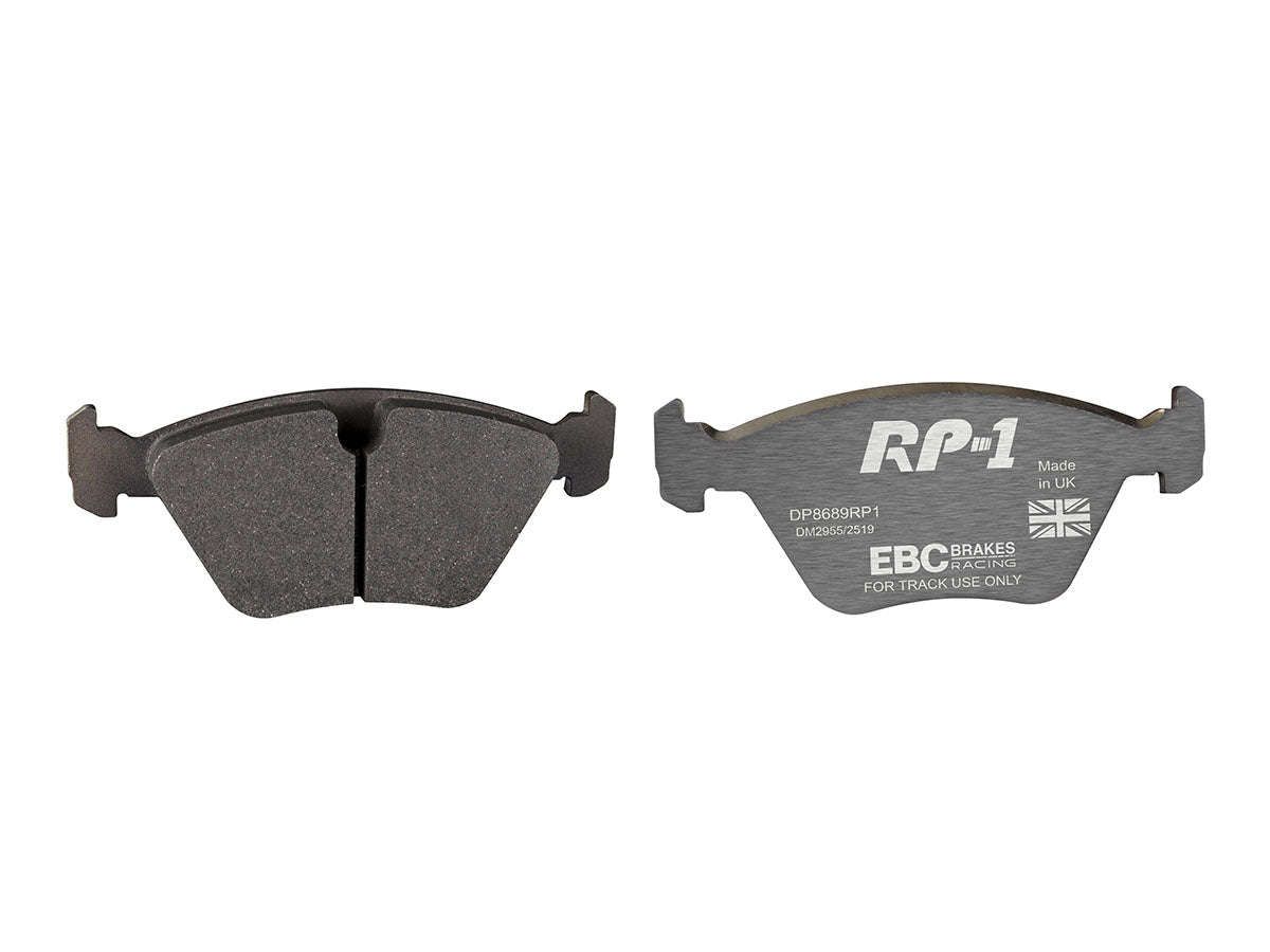 DP8689RP1 Pastillas de freno Racing RP-1 Racing EBC Brakes para BMW Serie 5 E34 518 Serie 5 E34 520 Serie 5 E34 524 Serie 5 E34 525 Serie 5 E34 530 Serie 5 E34 535 Serie 5 E34 540 Serie 7 E32 730 Serie 7 E32 735 Serie 7 E32 740 Serie 7 E32 750 M3 E36 M3