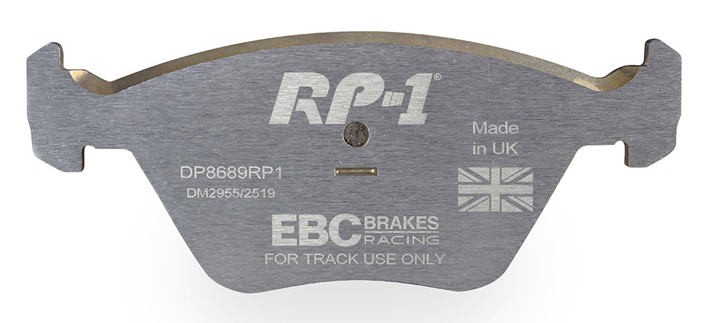 DP8689RP1 Pastillas de freno Racing RP-1 Racing EBC Brakes para BMW Serie 5 E34 518 Serie 5 E34 520 Serie 5 E34 524 Serie 5 E34 525 Serie 5 E34 530 Serie 5 E34 535 Serie 5 E34 540 Serie 7 E32 730 Serie 7 E32 735 Serie 7 E32 740 Serie 7 E32 750 M3 E36 M3