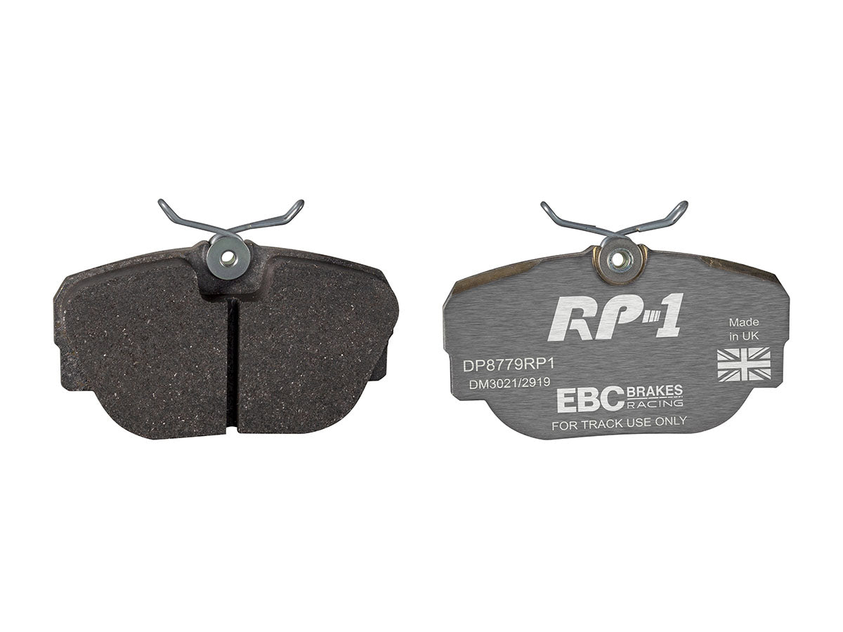 DP8779RP1 Pastillas de freno Racing RP-1 Racing EBC Brakes para BMW 3 Series E30 316 3 Series E30 318 3 Series E30 320 3 Series E30 323 3 Series E30 324 3 Series E30 325 3 Series X 4WD E30 325 Z1 Saab 900 9000 BMW 318 E30 318is E30 320 E30 325 E30