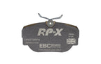 DP8779RPX Pastillas de freno Racing RP-X Racing EBC Brakes para BMW 3 Series E30 316 3 Series E30 318 3 Series E30 320 3 Series E30 323 3 Series E30 324 3 Series E30 325 3 Series X 4WD E30 325 Z1 Saab 900 9000 BMW 318 E30 318is E30 320 E30 325 E30